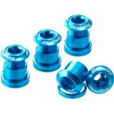 Set 4 suruburi angrenaj Reverse Chainring Bolt Albastru