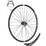 Roata Spate Crosser X6 32H 27.5 Caseta QR Frana disc (CenterLock) cu butuc SHIMANO TX505 Capsata