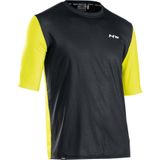 Tricou Ciclism Tehnic Northwave XTRAIL S/S, negru-lime