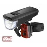 Lumini Bicicleta Set Merida NOBLE USB, negru