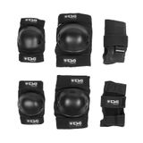 Set protectii genunchiere-cotiere TSG Junior Negru