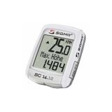 Kilometraj Bicicleta Sigma BC 14.12, cu fir, alb