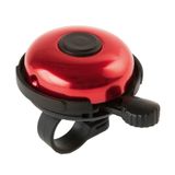 Sonerie Bicicleta aluminiu M-Wave "Rotary Action", 53mm, rosie