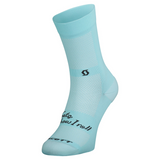 Sosete Ciclism Scott Trail Contessa Signature Crew, albastru-negru