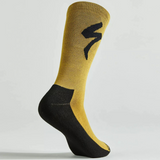 Sosete Ciclism Specialized Primaloft Lightweight Tall Logo socks - Gold
