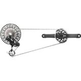 Groupset Sram XX AXS Eagle Powermeter 165mm DUB Wide, 32T, 10-52T, include incarcator, baterie si lant