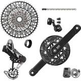 Groupset Sram XX AXS Eagle E-MTB Bosch 165mm, 36T, 10-52T, include incarcator, baterie si lant