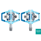 Pedale MTB - SPD HT T2 Albastru Marine