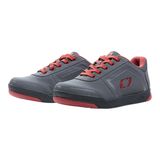 Pantofi Ciclism O'Neal Pinned Flat V.22, gri-rosu