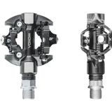 Pedale Clipless Voxom PE17 Negru SPD Ax CrMo Rulment Industrial Etanșat