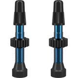 Valva Tubeless WTB TCS Presta Aluminiu 34mm Albastru
