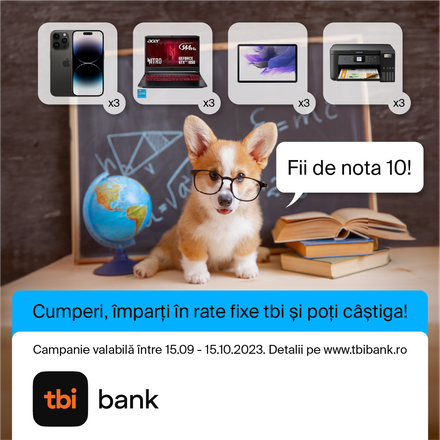 Fii de nota 10 cu tbi bank! Fii de nota 10 cu tbi bank!