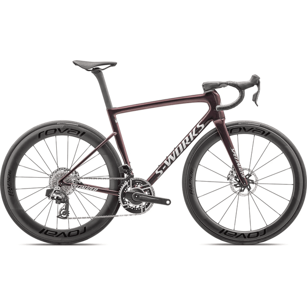 Bicicleta Sosea S-Works Tarmac SL8 SRAM RED AXS 2025 Rosu-Argintiu