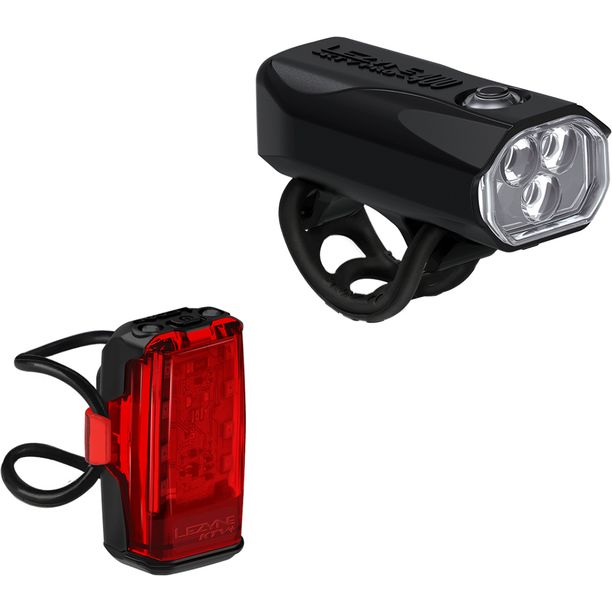 Set Lumini Fata-Spate Lezyne KTV Drive Pro 400 Plus si KTV Plus Drive