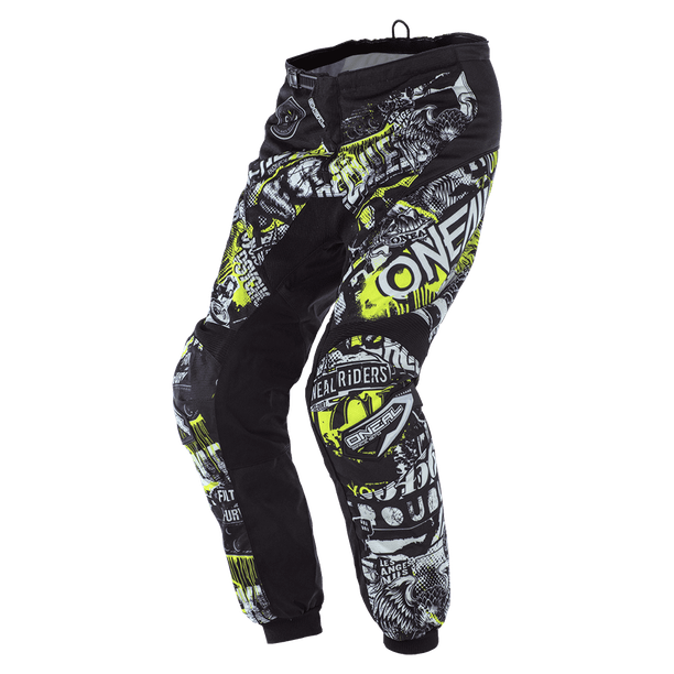 Pantaloni Lungi O'Neal Element Youth Attack , Negru, galben