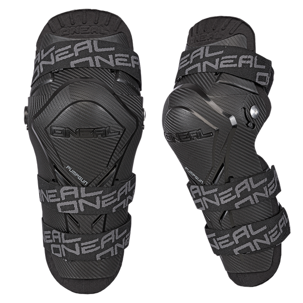Genunchiere O'Neal Pumpgun MX Carbon Look Negru