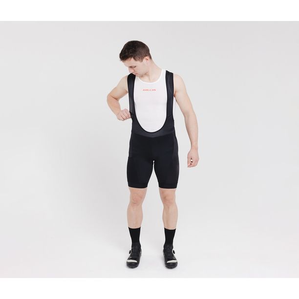Pantaloni Ciclism Bibshorts Kellys Vulcano cu Padding Negru