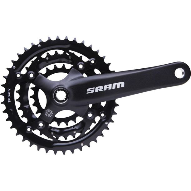 Angrenaj Pedalier Sram S600 8 sp 3.0 SquareTaper 175 Blastnegru 423222