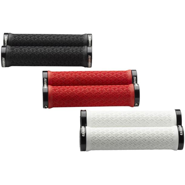 Mansoane Sram cu blocare si cleme duble, dopuri de capat Negre