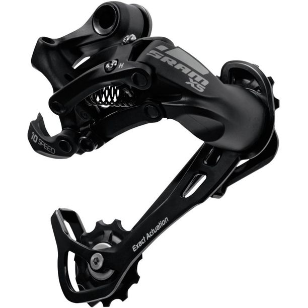 Schimbator spate Sram X-5 10-viteze Medium Cage Aluminum negru