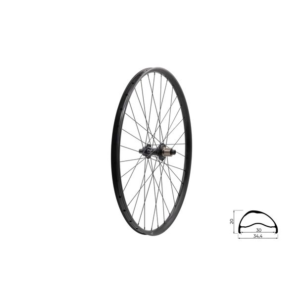Roata Bicicleta Spate KLS Segador 30 SL DSC R 27.5 Negru