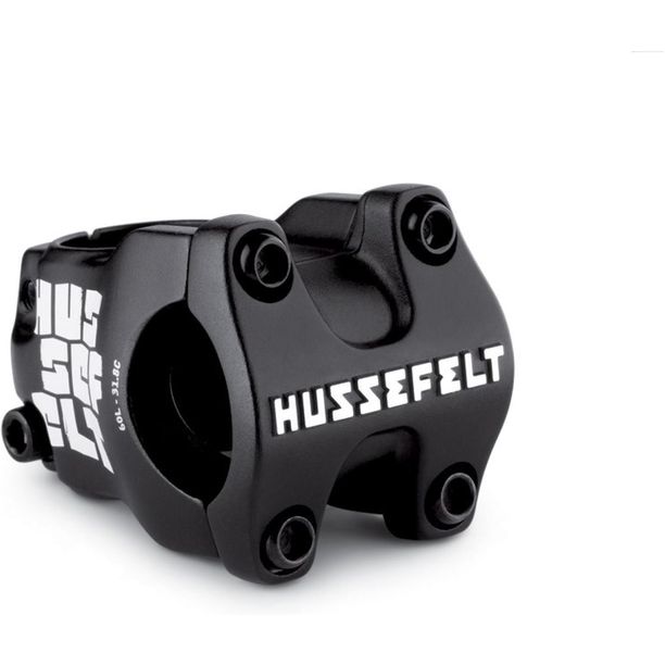 Pipa Ghidon fixa Truvativ Hussefelt Unghi 0 Grade 1 1/8 Blast D:31.8mm L:60mm Negru