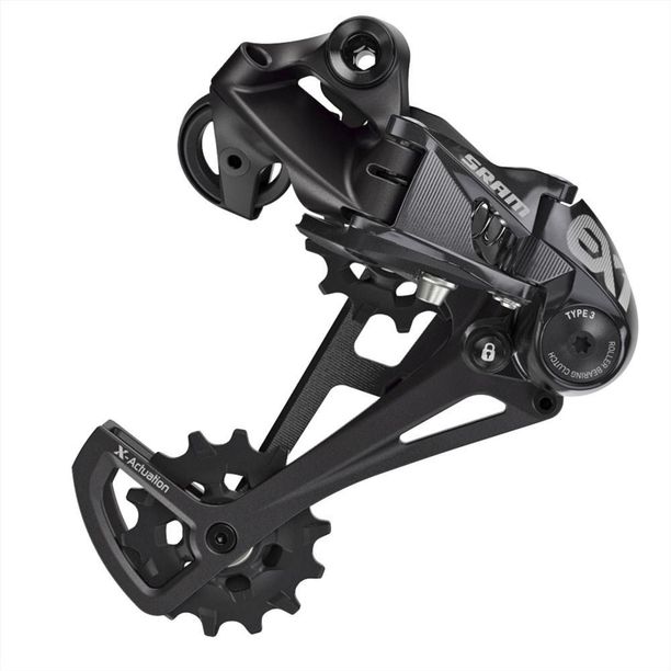 Schimbator spate Sram EX1 1x8 viteze Long Cage negru (Max 48t)