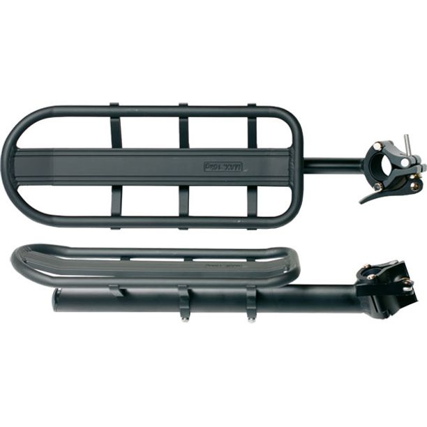 Portbagaj Bicicleta Bikefun, tija sa, aluminiu, negru