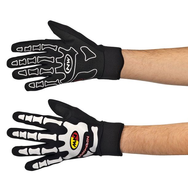 Manusi Bicicleta Lungi iarna Northwave Skeleton, gel, negru