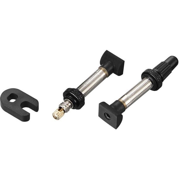 Valva Universala Tubeless SRAM, miez de valva detasabil (include 1 valva tubeless si 1 valva V)