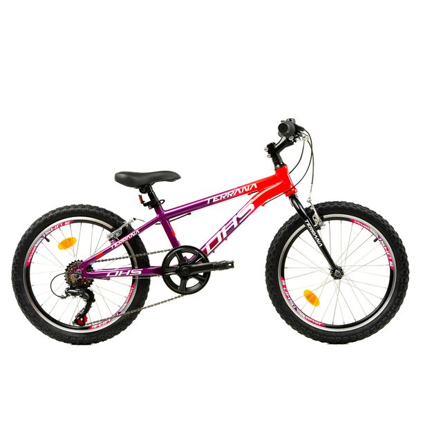 Bicicleta Junior DHS Terrana 2023 20 Violet-Roz