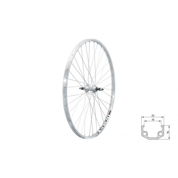 Roata Bicicleta Fata Event V-Brake, 28 Kellys , Argintiu