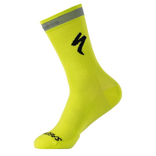 Sosete Ciclism Specialized Soft Air Reflective Tall - Hyper Green