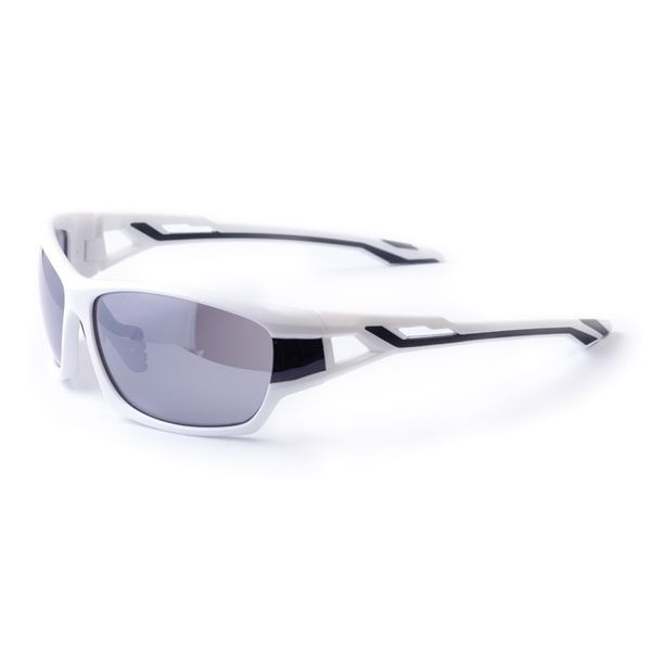 Ochelari Ciclism Bikefun Spy, policarbonat, alb-negru, A.11691