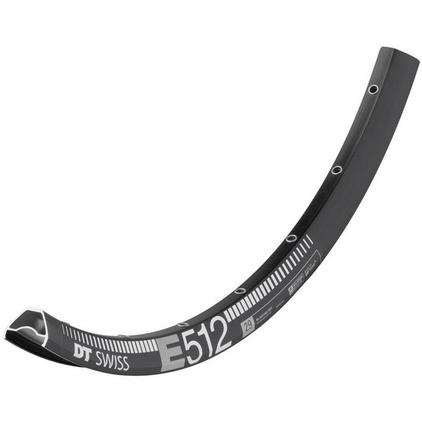 Janta Bicicleta DT Swiss E 512, 622-25, VL 6.5mm, 28H, negru
