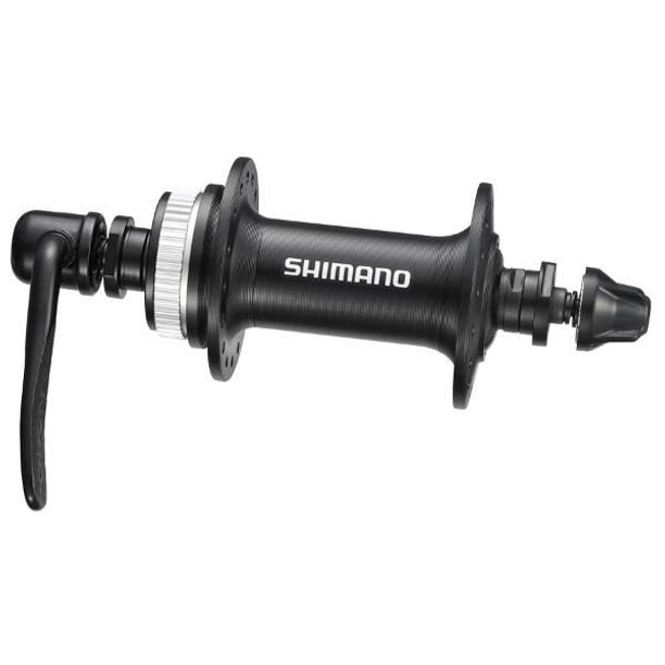 Butuc Bicicleta Fata Shimano HB-RM35 32h QR Center lock, negru