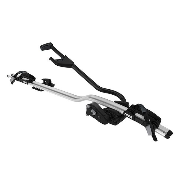 Suport biciclete THULE PRORIDE 598 pe acoperis, suport cadru (1 bicicletă) argintiu