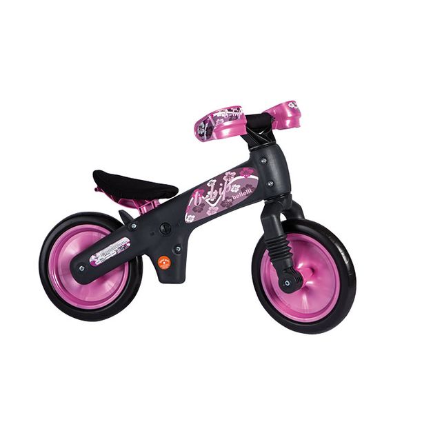 Bicicleta de Echilibru pentru Copii Bellelli B-Bip Negru-Roz