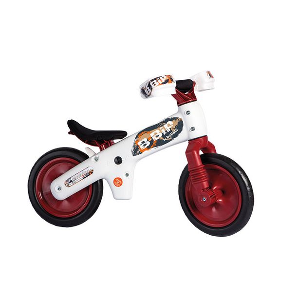 Bicicleta de Echilibru pentru Copii Bellelli B-Bip alb-rosu