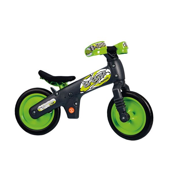 Bicicleta de Echilibru pentru Copii Bellelli B-BIP gri-verde