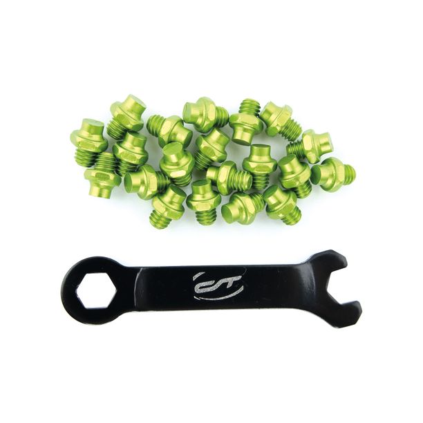 Pini Pedale Contec R-pins Select- verde 20buc - incl. cheie