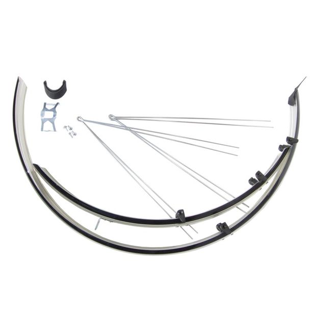 Aparatori Noroi Bikefun Alu/Plastic, Silver-Carbon
