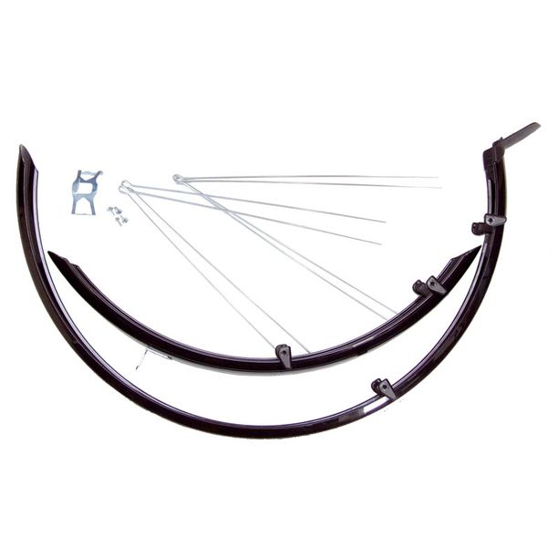Aparatori Noroi Bikefun alu/plastic, negru-matt