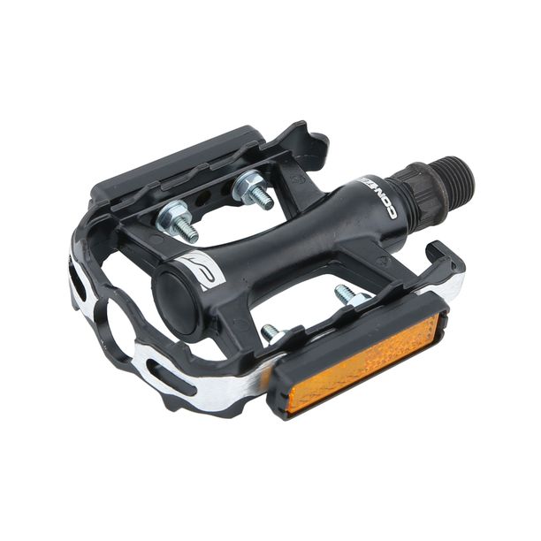 Pedale Bicicleta Contec CP-042 MTB/ATB aluminiu - Negru/Argintiu