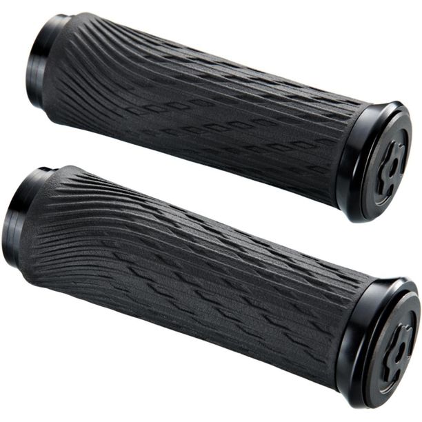 Mansoane Bicicleta Sram Grip Shift, integrat, 100mm, clema neagra si dop de capat