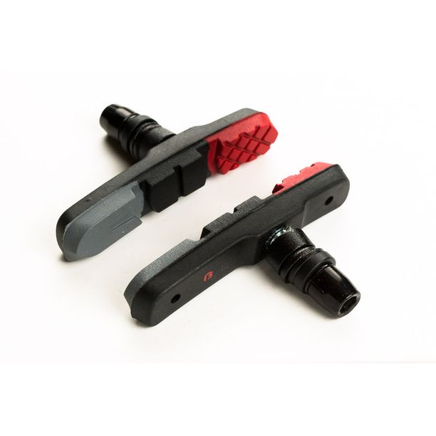 Saboti Frana Bikefun MTB, 72mm, cu filet, rosu-negru