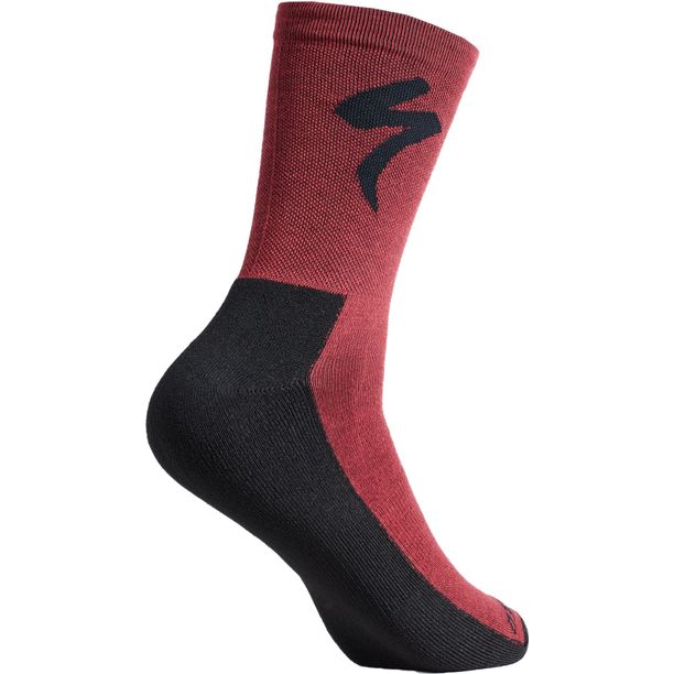 Sosete Ciclism Specialized Primaloft Lightweight Tall Logo - Maroon