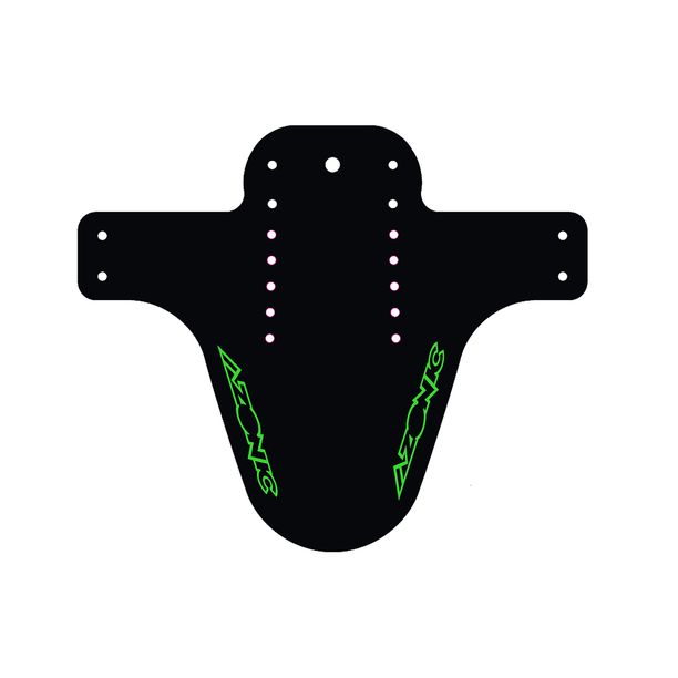 Aparatoare Noroi Azonic Splatter Fender Logo Negru-Verde