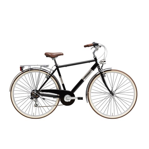 City Bike Adriatica Panarea 28", 6S, barbati, negru