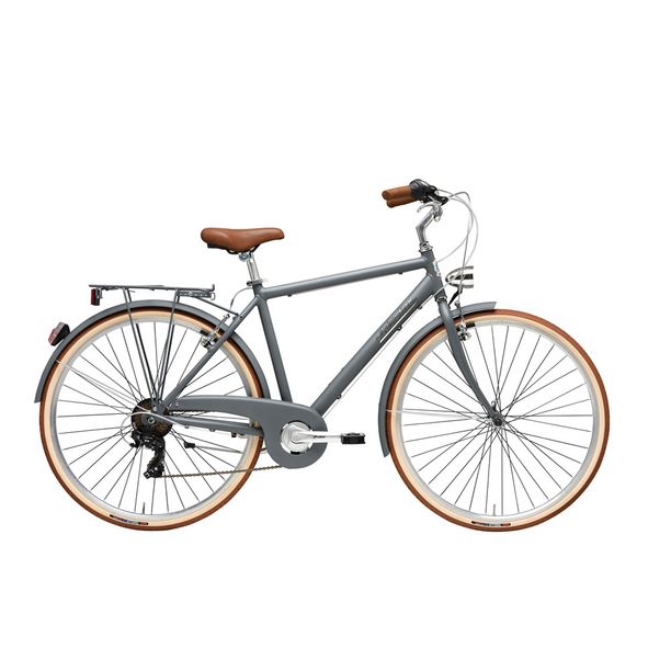 City Bike Adriatica Retro 28", 6s, 55cm, gri